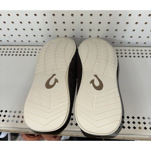 OluKai Ka'a Mens Casual Suede Slip On Driving Loafers Shoes Mocs Size 10 Brown - Picture 7 of 8